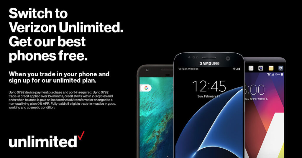 Enter Verizon Sweepstakes for Phones and Plans