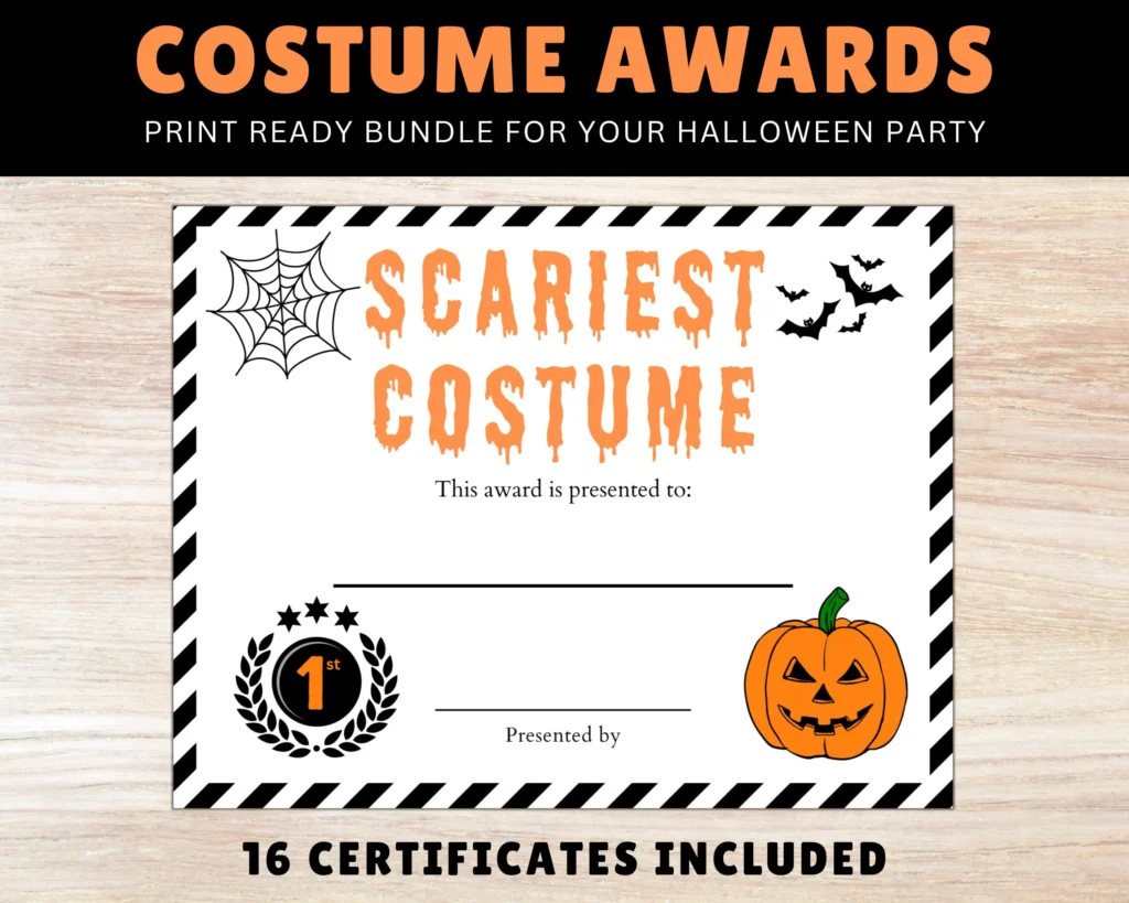 Sweepstakes for Halloween Costume Prizes