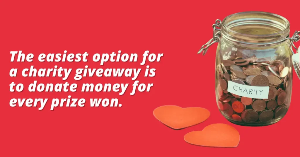 Sweepstakes for Holiday Charity Donations