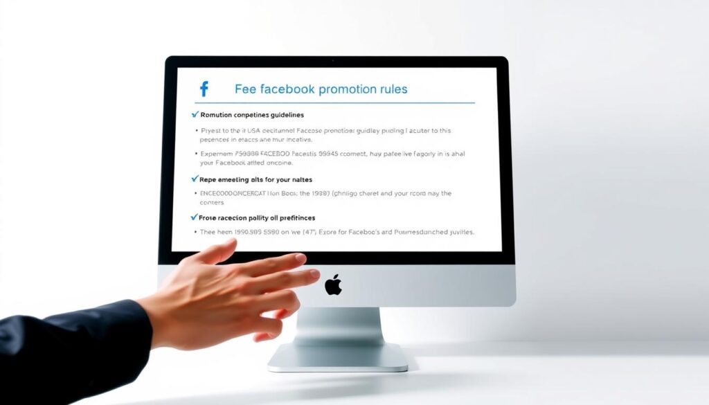 Facebook promotion rules