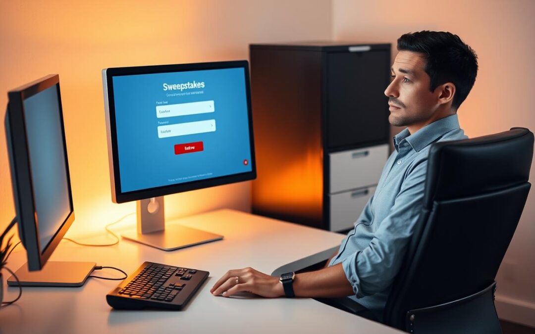 Should You Enter Sweepstakes from Your Work Computer?