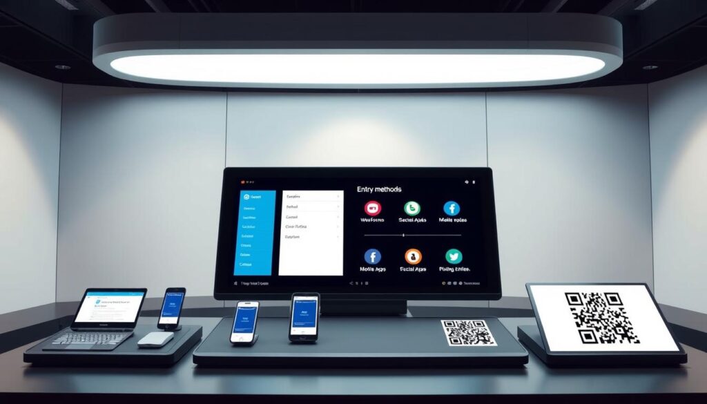 entry methods platform access