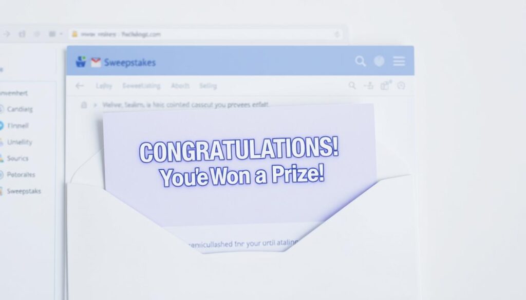 sweepstakes email