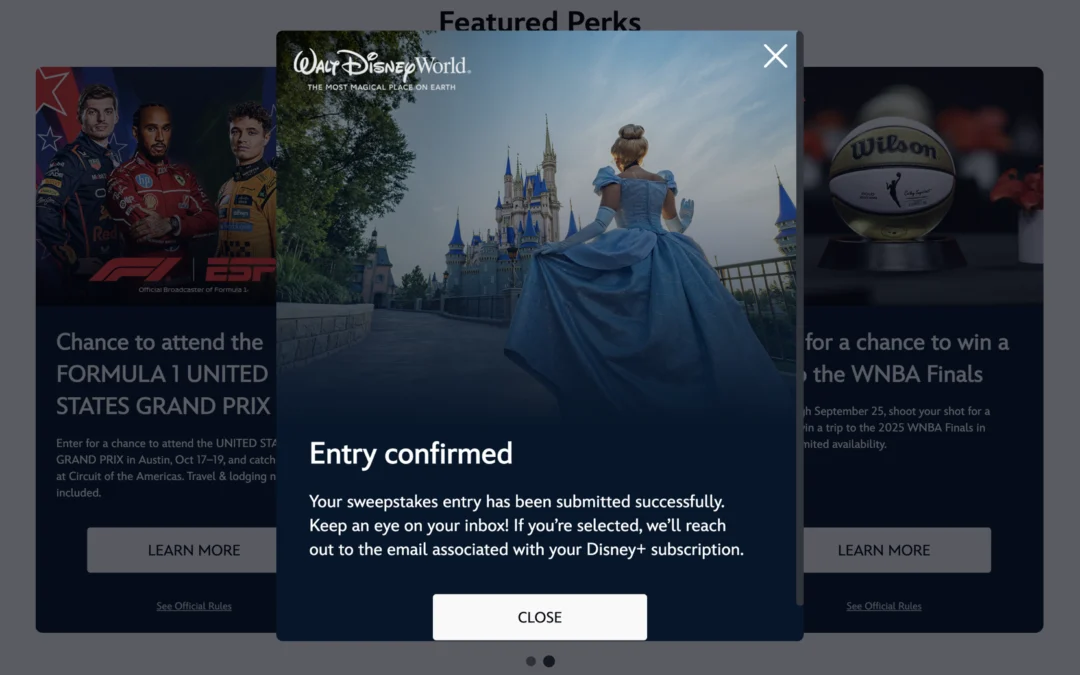Enter Disney+ Sweepstakes for Free Streaming