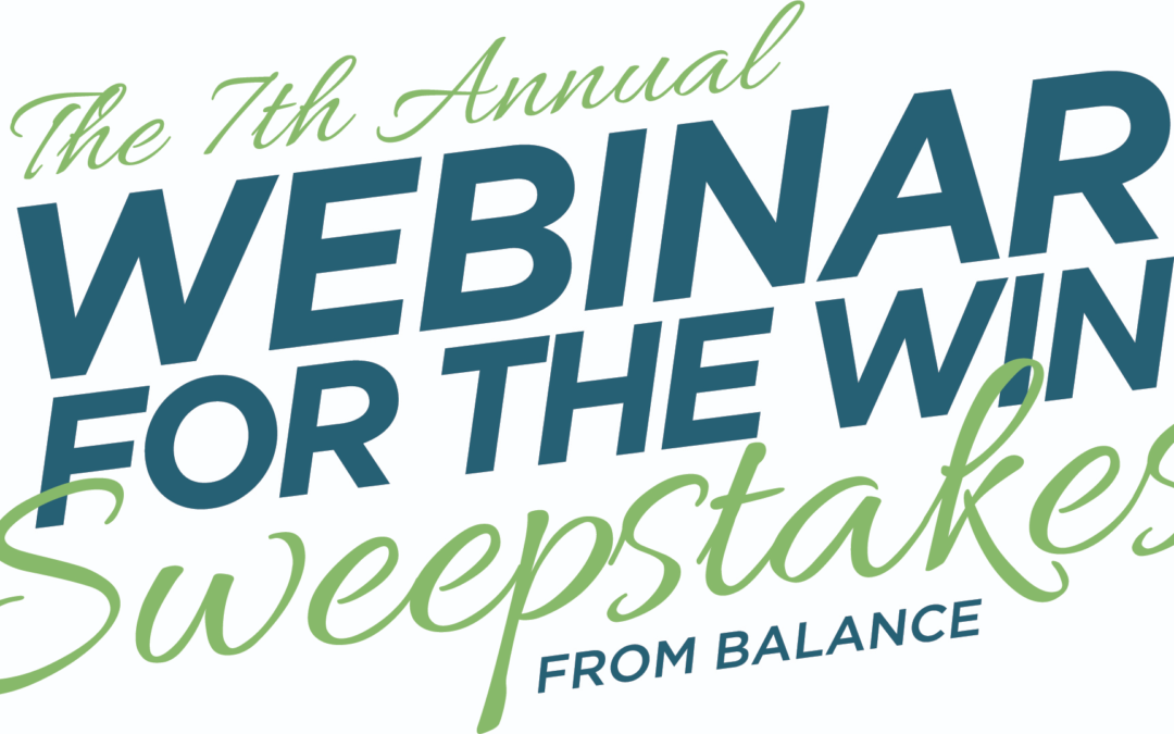 Sweepstakes via Virtual Events and Webinars