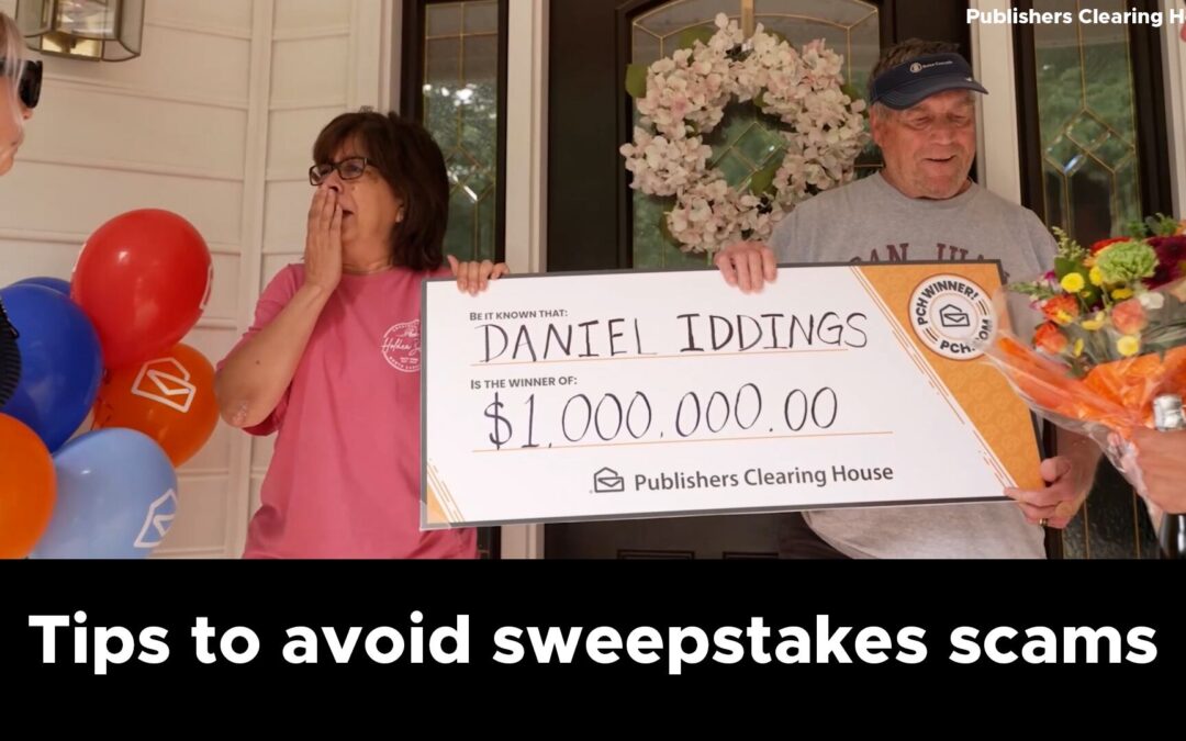 Sweepstakes winners share how they avoid scams